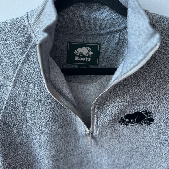 (SOLD) Roots Zipper Pull Up Sweater - Picture 7 of 7